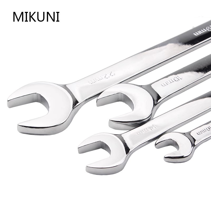 Llave abierta Llave de doble cabeza llave sólida llave de doble propósito llave fija traje herramienta de reparación de automóviles