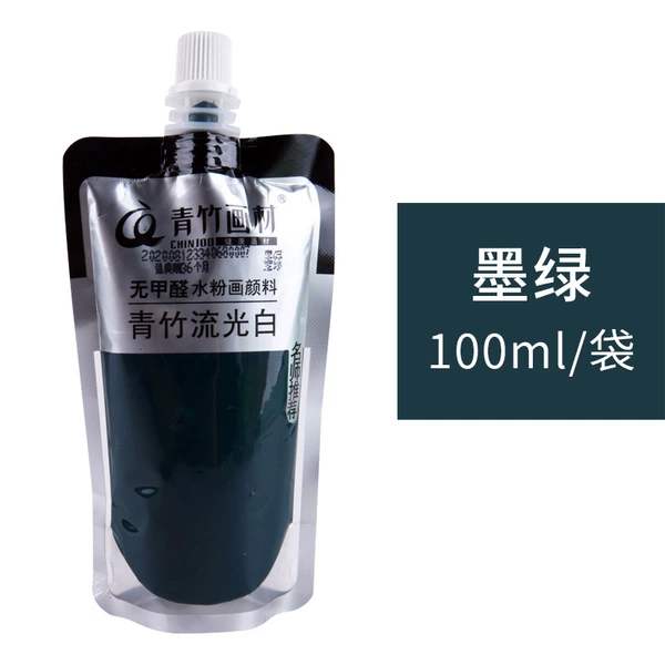 Dark green-liquid white bag 100ml