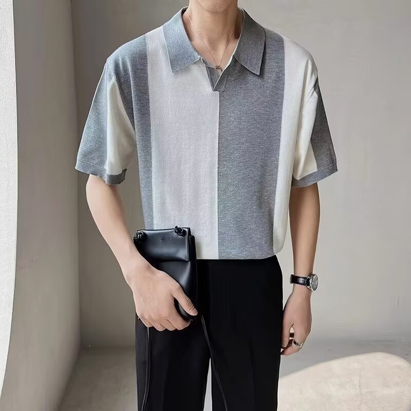 Summer silk polo
