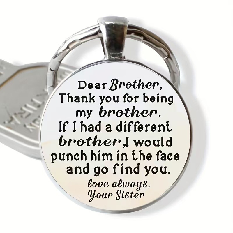 Cross-border new products to the husband fashion glass key chain, boyfriend gift, couple key chain