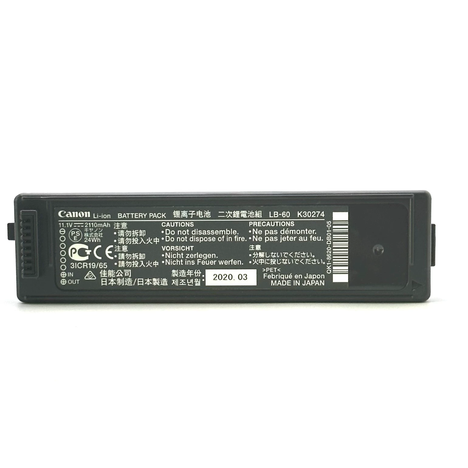 Canon Ip100/Ip110 портативный принтер новый оригинальный LB-60 Lk-62 аккумулятор K30274 подлинный