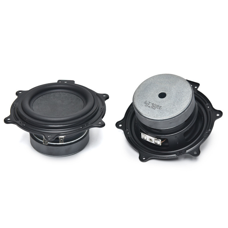 4インチ円形六角反折辺焼き黒25芯3欧30ワットゴム辺外磁気重低音bluetoothスピーカースピーカー|undefined