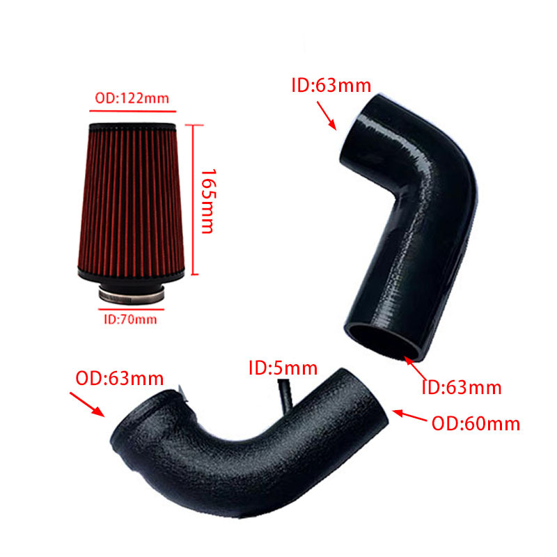 Car Modification Parts Volkswagen Ea211 Engine Golf Mk7 Audi A3 1.4t Air Intake Modification Kit