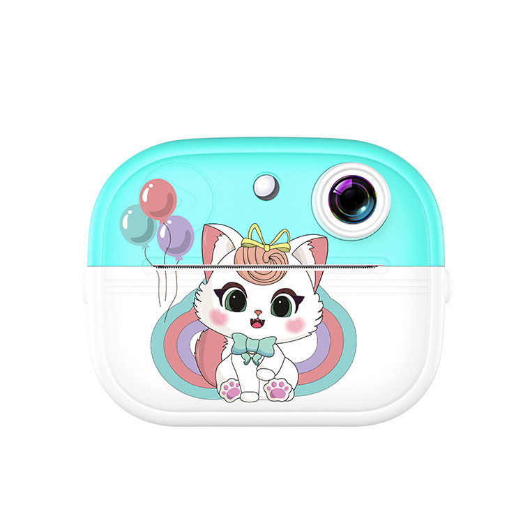 Transfronterizo nuevo Q5 divertido HD fotocamera de impresión térmica infantil fotográfica de dibujos animados cámara digital