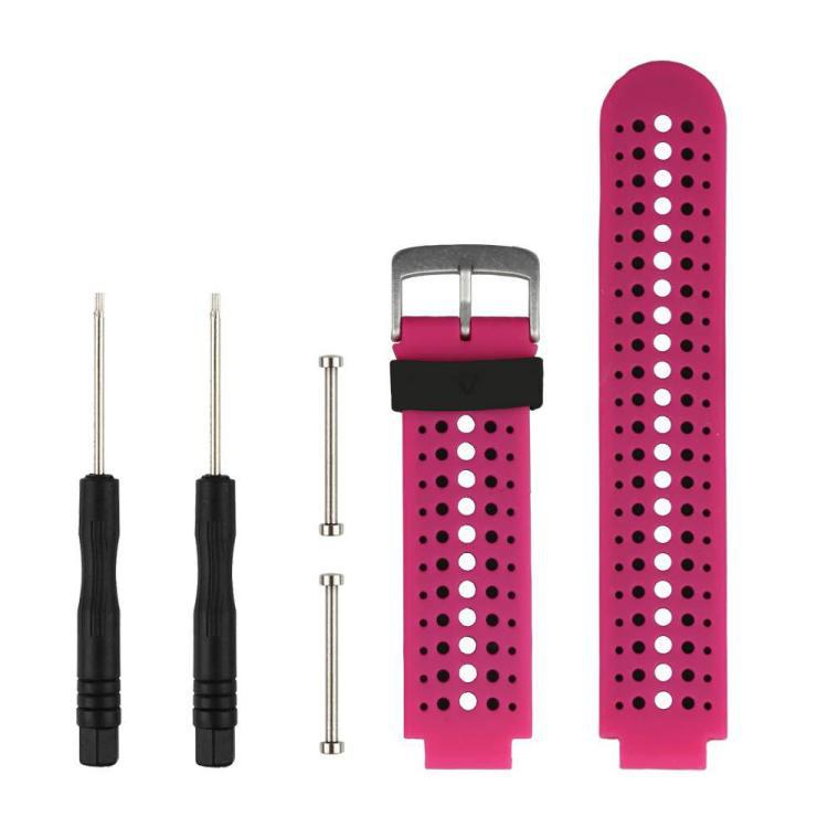 xDfind herramienta de correa de silicona bicolor para Garmin Forerunner 235 / 220 /