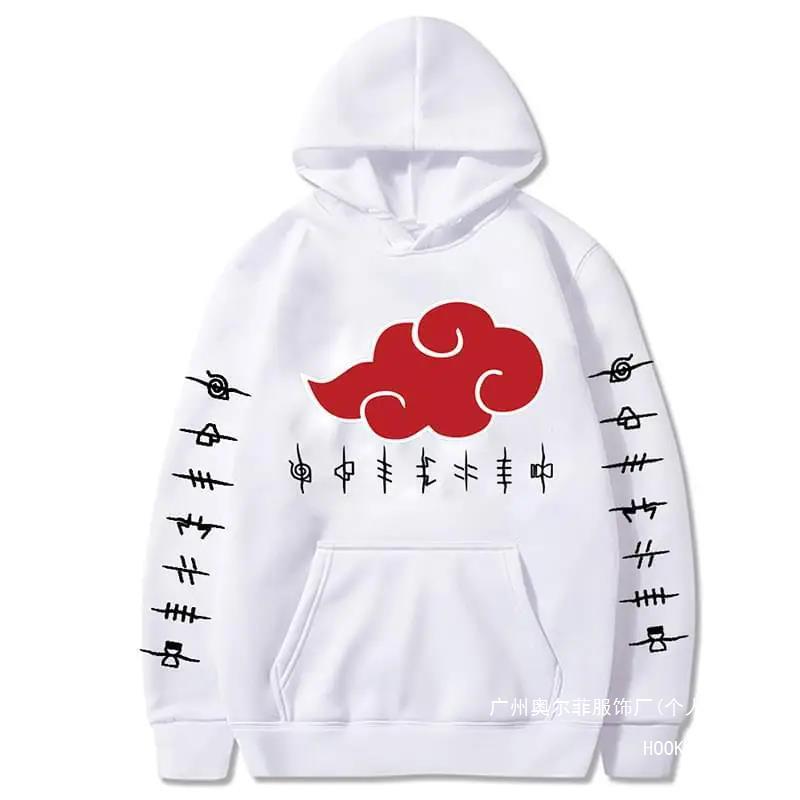 Akatsuki Cloud Hoodie Unisex Fashion Printed Pullover Autumn Akatsuki Cloud Hoodie Unisex Fashion Printed Pullover Autumn