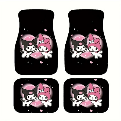 Cartoon Foot Mats, Avtomobil döşəmə paspasları - fh619-2-3344cm4468cm-two-pieces-each