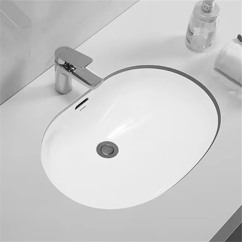 TOTO under-table basin LW537/546/548B household toilet embedded Oval smart ceramic wash basin