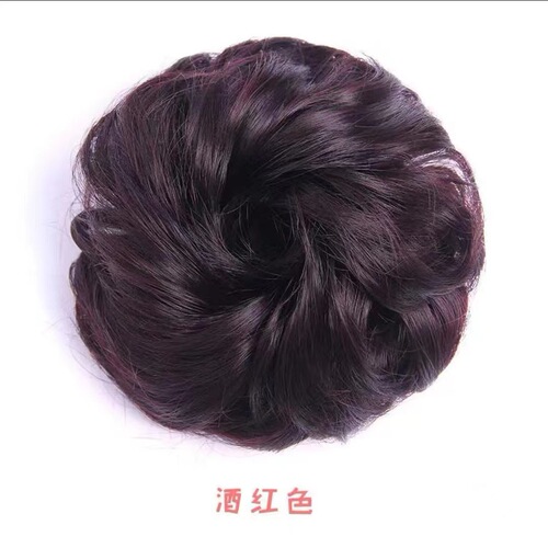 Hair accessories for women: braided long hair, curly hair ring, flower bud head, fluffy hair, real hair claw clips, ballerina hair style, fake hair bundles