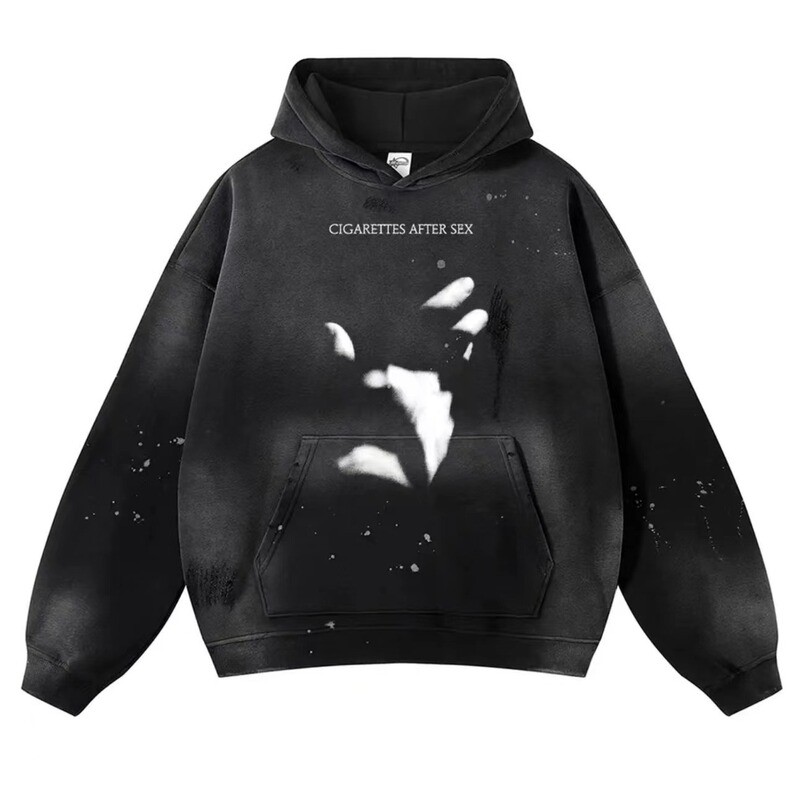 High Street Kanye Kanye Splash Ink Wash Destruction Hoodie Ins Design Trendy Cool Sweatshirt for Men and Women High Street Kanye Kanye Splash Ink Wash Destruction Hoodie Ins Design Trendy Cool Sweatshirt for Men and Women