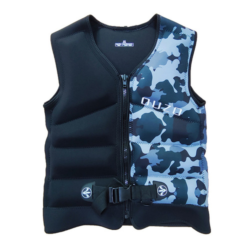 OUZO large buoyancy vest life vest life jacket life jacket PVC cotton rescue vest swimming surfing vest