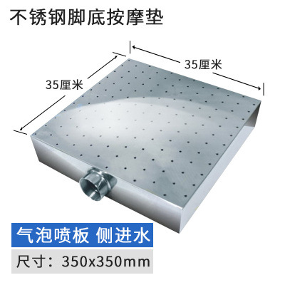 Acero inoxidable pie masajeador saludable rociadores burbuja cadera piscina hidroterapia piscina baño Fuente de la fábrica