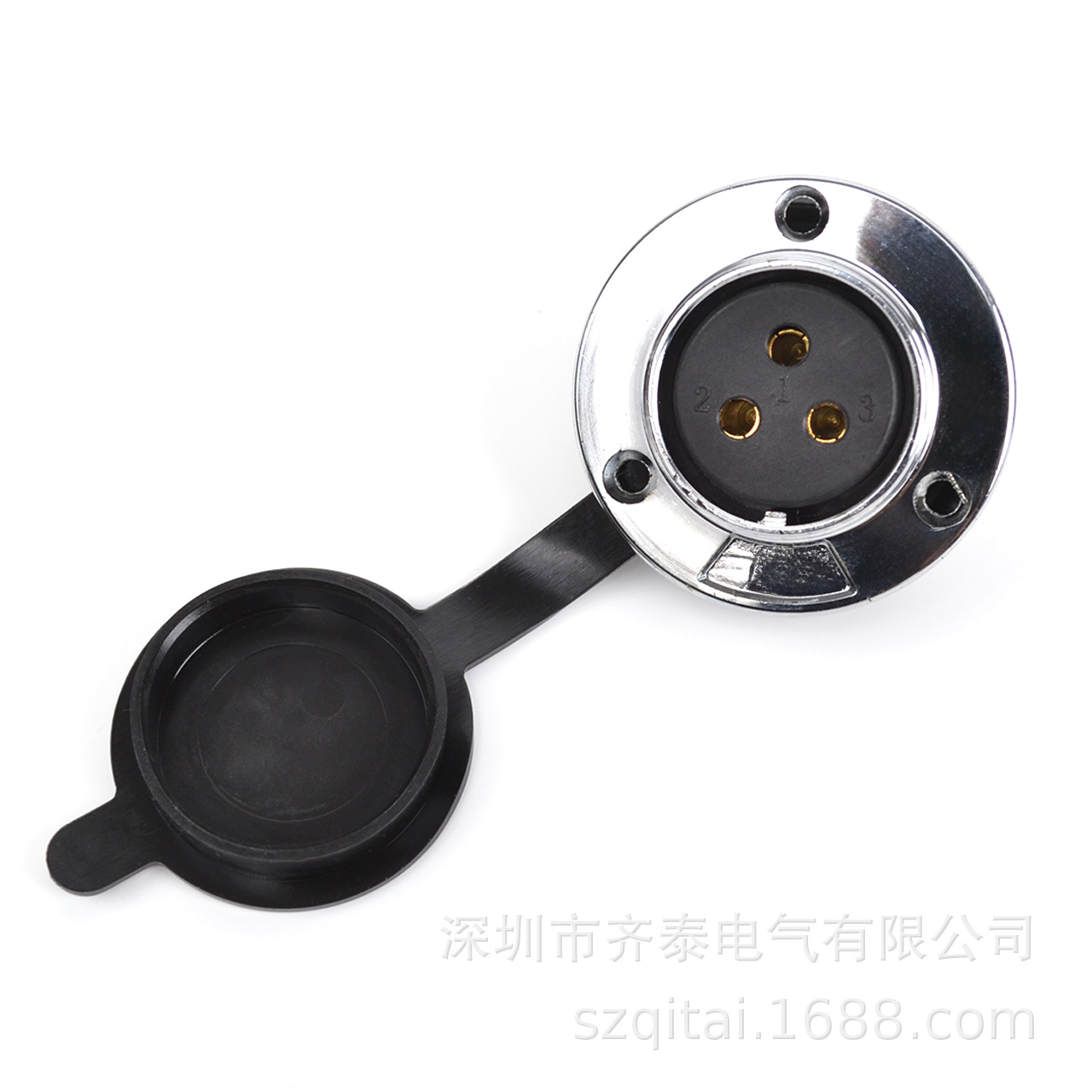 30MF系列法兰座30MF-5E单缺口插座B型30MF-5A高精密连接器