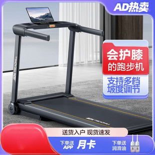 AD Treadmill Household Small Folding Family Ultra-quiet Electric Walking Flat for Indoor Gym