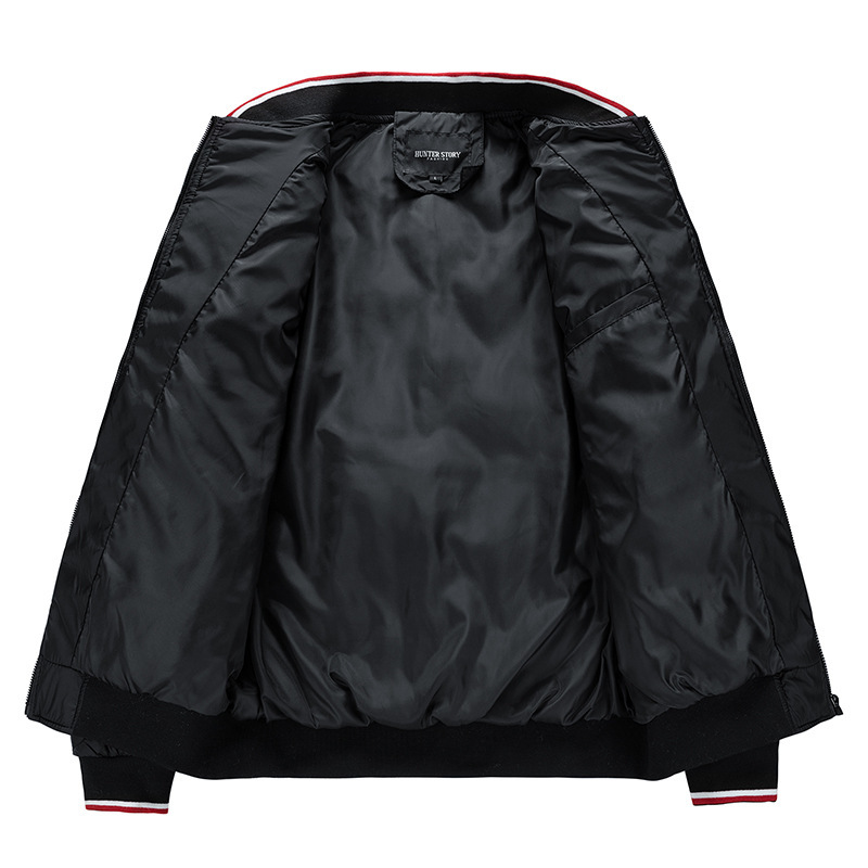 Chaqueta de comercio exterior transfronteriza de otoño e invierno ropa de algodón de moda collar de béisbol de diamantes de hombres talla grande chaqueta de hombre casual al por mayor