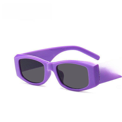 Small frame letter sunglasses new European and American ins internet celebrity sunglasses cross-border punk trend catwalk sunglasses