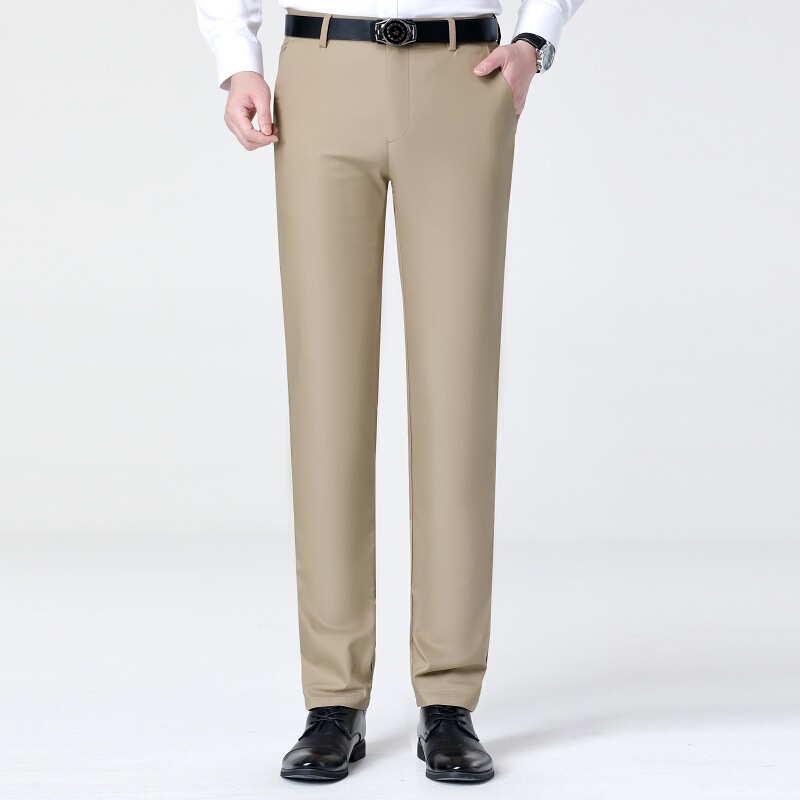 Brand All-match Men's Spring Summer Autumn Temperament High-end Pants Loose Non-ironing Non-marking Korean Style Thin Casual Pants Brand All-match Men's Spring Summer Autumn Temperament High-end Pants Loose Non-ironing Non-marking Korean Style Thin Casual Pants