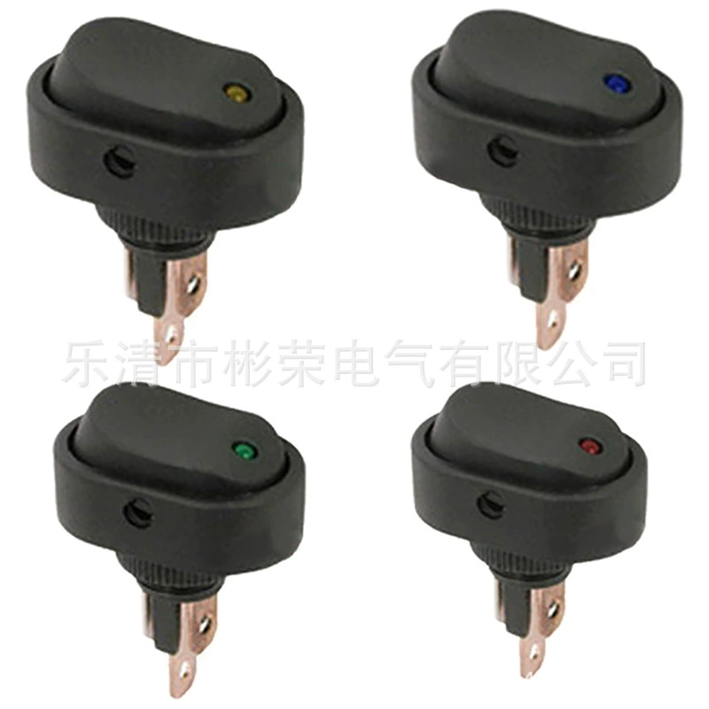 ASW-20D 12 В светодиодный автомобильный переключатель модифицированный переключатель лодочного типа Кнопка освещения автомобиля