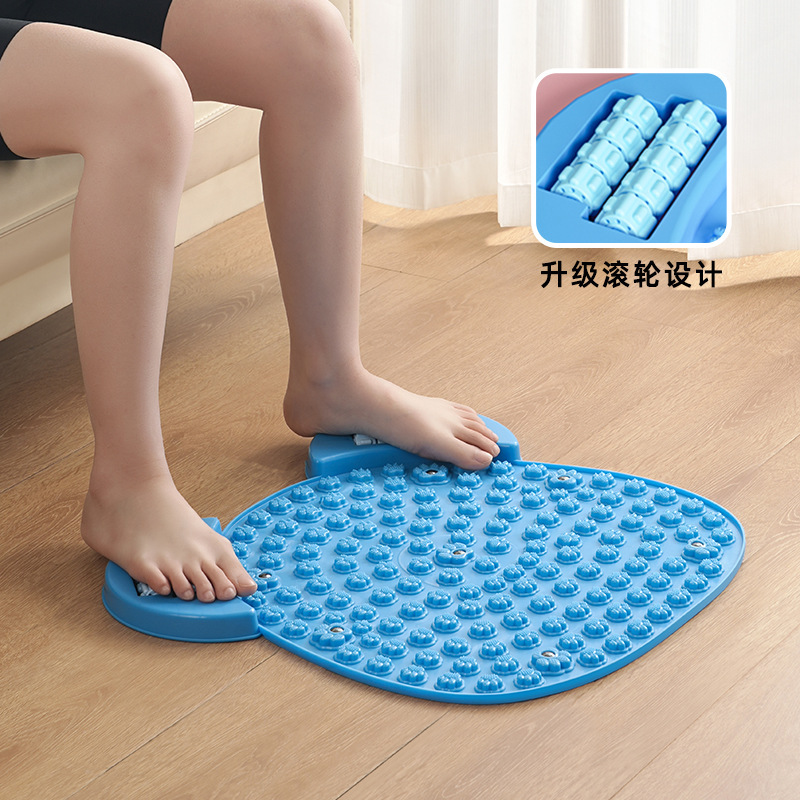 指押さえ板現物卸売り足裏マッサージマット家庭用超痛足裏円形足マット指押さえ板超大型号|undefined