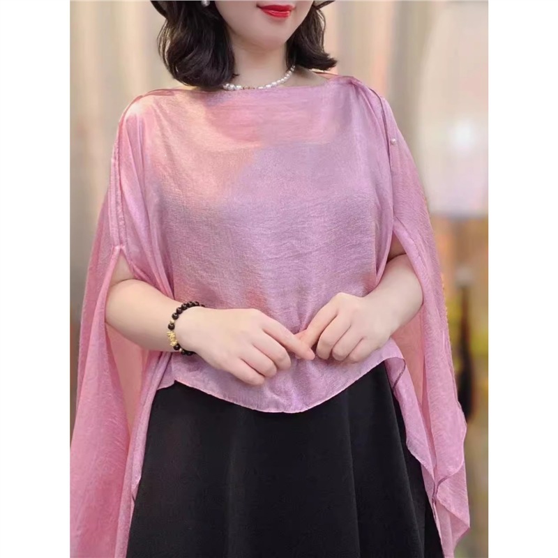 2025 Spring/Summer New Style Xiliyisha Pullover Shawl for Women, Versatile and Stylish Thin Cover-Up for Travel and Photography
