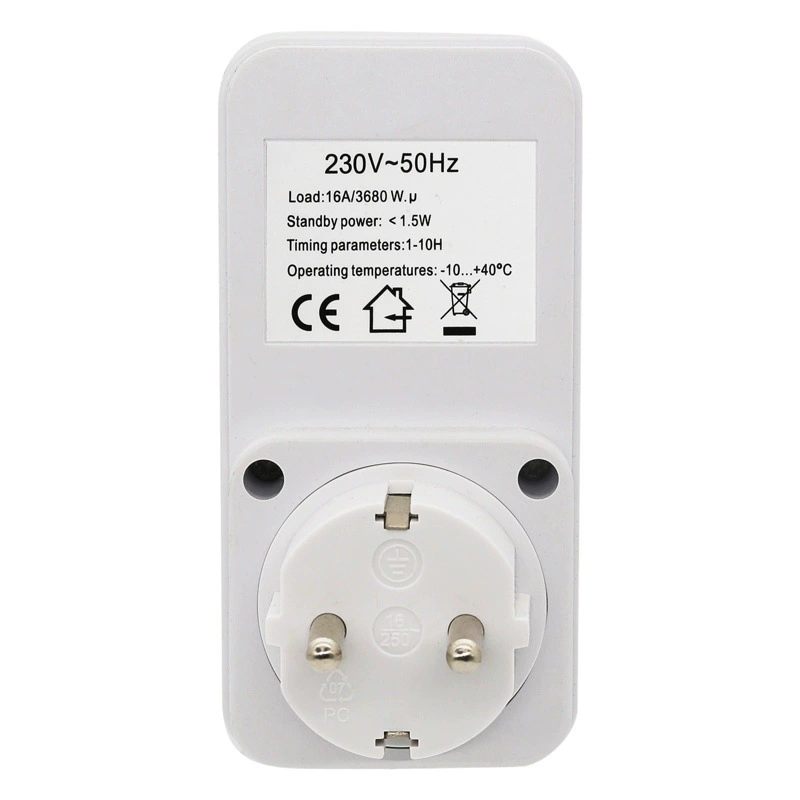 Европейская вилка с таймером обратного отсчета умная розетка контроллера времени кухонная многофункциональная розетка