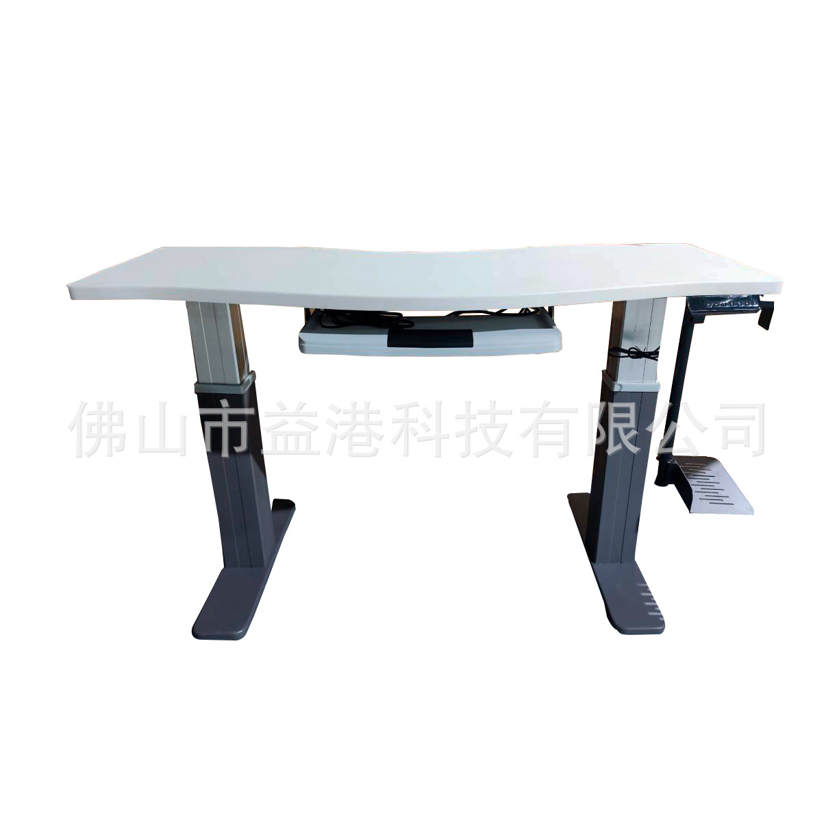 同步验光升降台多设备放置加大桌面眼科电动升降仪器桌带机箱架