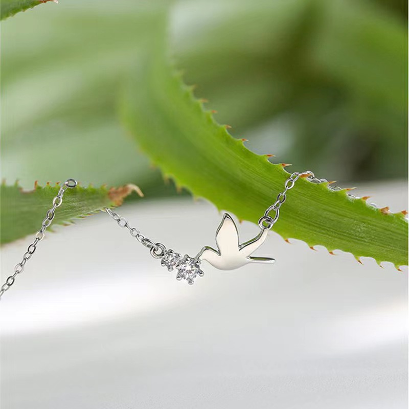 10g Weight 14K Gold Plated Plating Material Zircon Inlay Material Necklace Classification 925 sterling silver Chain Material cable chain Chain Type 1 Piece Quantity Holiday, Daily Occasion 925 Sterling Silver Material Women's Gender Inlay Design IG Style, Cute Style 925 Sterling Silver Zircon Cable Chain Inlay Necklace 3