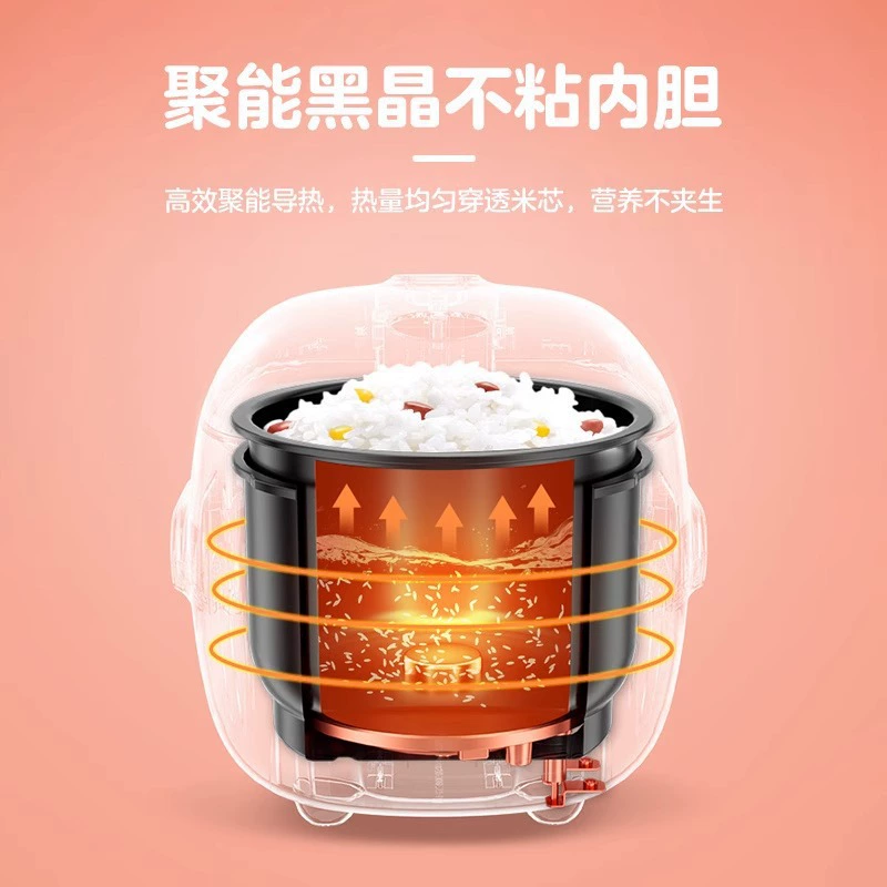 Кухонная рисоварка Midea 1,2 л мини для одного человека умная мультифункциональная рисоварка 1–2 человека MB-FB12X1-306E