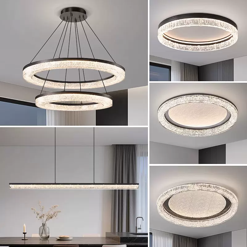 意式极简客厅吊灯餐厅吊灯全屋灯具大气卧室灯轻奢高级感大厅主灯