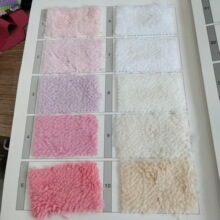 现货30色 全涤素色舒棉绒 针织绒布 家纺玩具毛毯面料单面舒棉绒