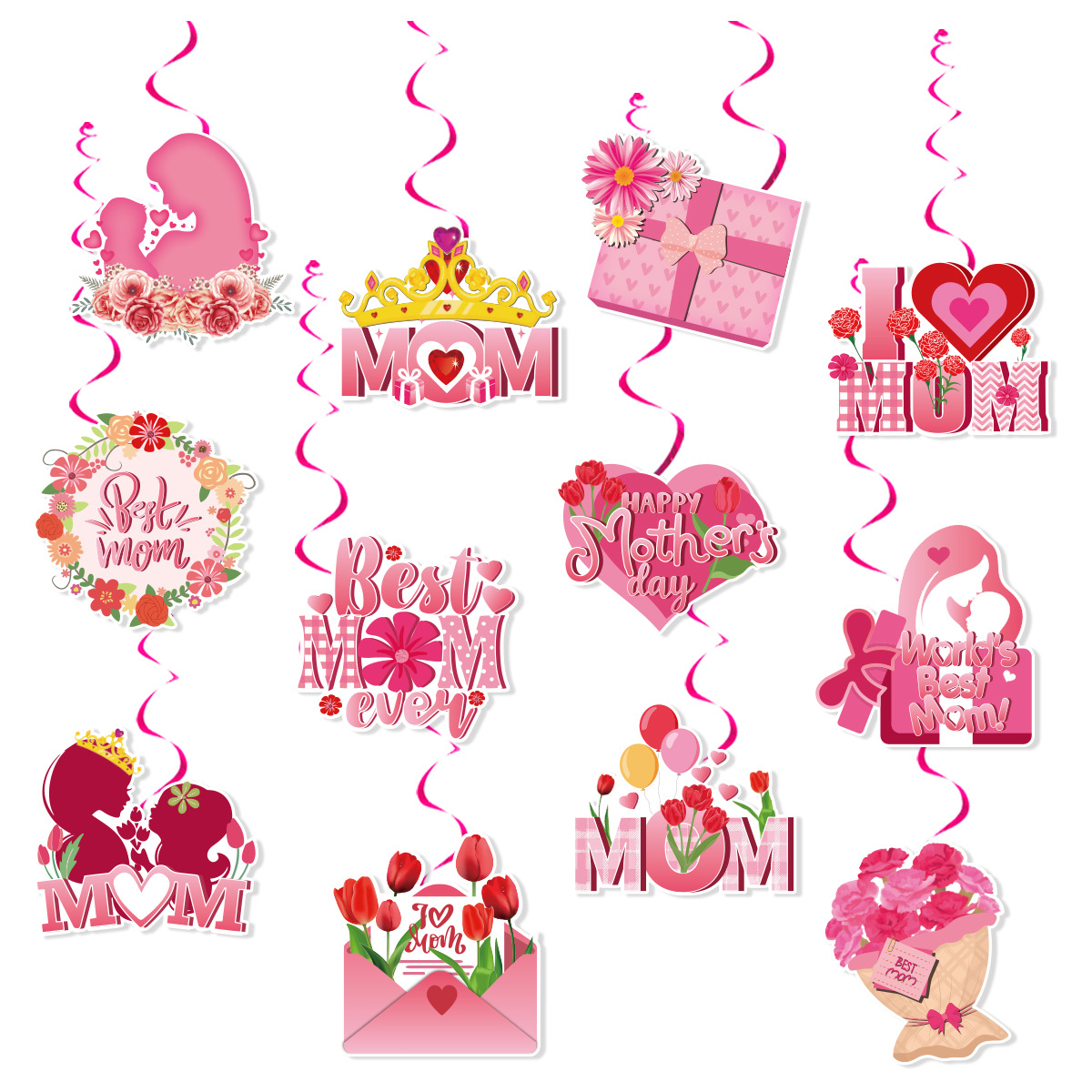 Mother's Day Cute Vacation Letter Paper Festival Decorative Props display picture 4