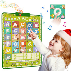 1 個子供の早期教育英語 ABC 壁チャートアルファベット数字啓発オーディオサウンド壁ボード