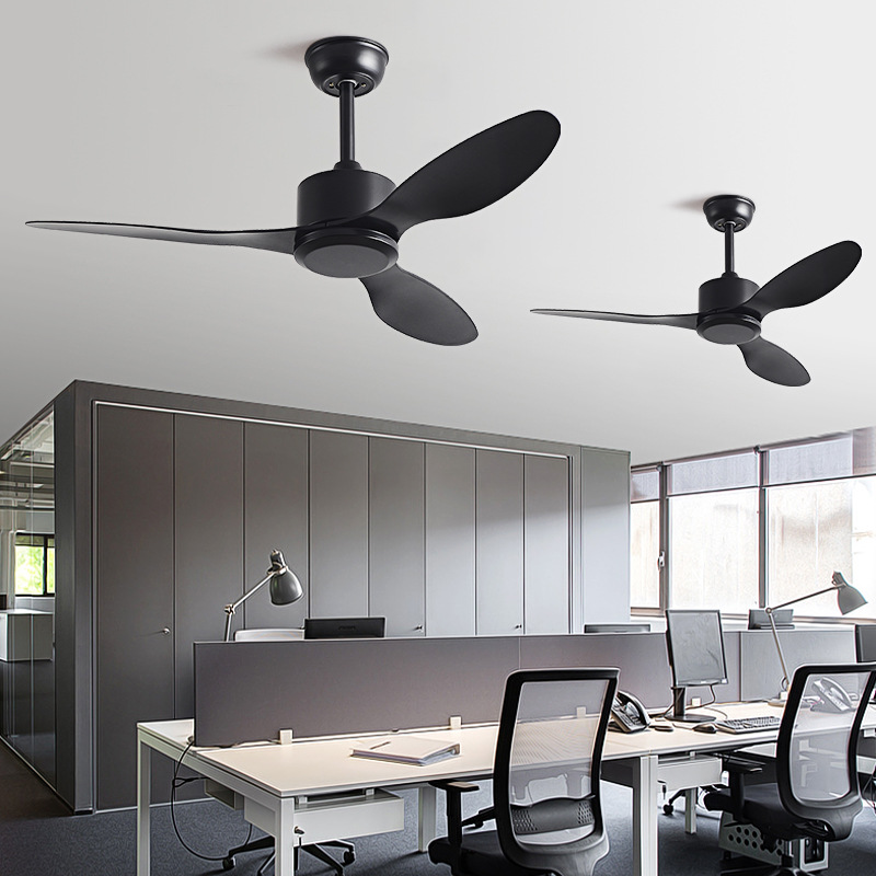 Industrial ceiling fan without light high wind force restaurant cafe commercial ceiling fan Nordic living room home silent fan