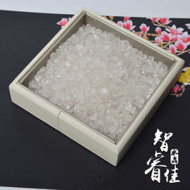 厂家批发天然白水晶碎石 香薰石水晶小颗粒供佛消磁石鱼缸石批发