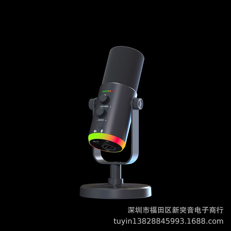 Usb/Xlr Computer Karaoke Professional Recording Mobile Phone Karaoke Live Broadcast Dedicated Noise Reduction Rgb Microphone Usb/Xlr Computer Karaoke Professional Recording Mobile Phone Karaoke Live Broadcast Dedicated Noise Reduction Rgb Microphone