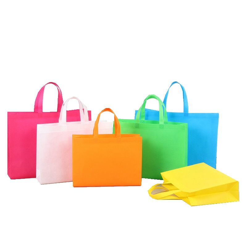 Embalaje de ropa bolsas de tela no tejida bolsas de compras portátiles no tejidas supermercado tienda de regalos coloridas bolsas de regalo no tejidas image 5