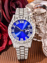 P 71379 Men's Roman Diamond Watch ��ʿ������ʯ�ֱ� �羳