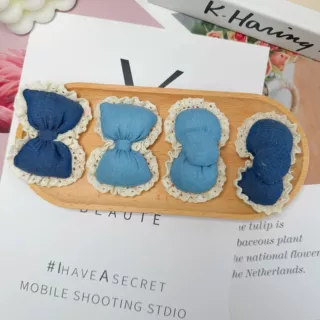甜美蕾丝牛仔花边充棉KT 发夹手机壳箱包鞋袜服装辅料DIY饰品配件