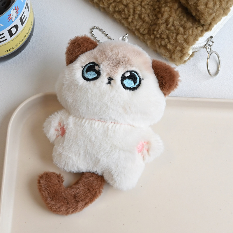 かわいいシマオ猫ぬいぐるみ猫ペンダントかわいい子猫人形人形学生カップルバッグペンダント|undefined