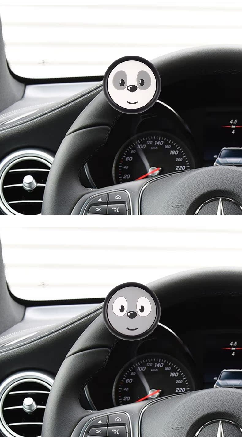 Car steering wheel booster, innovative bearing-type steering ball for trucks and large vehicles, single-hand turning aid, labor-saving steering assist