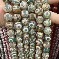西藏玛瑙天珠散珠一线复古三眼手工diy手链项链饰品服饰辅料配件