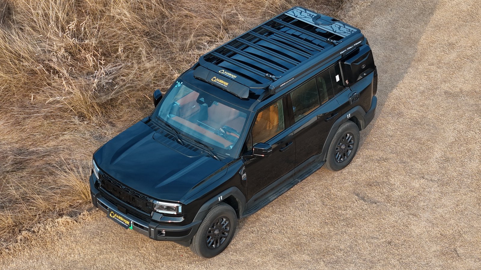 Zongheng G700 Roof Rack Ladder Backpack Step Outdoor Travel Off-Road Modification Expansion Parts Roof Platform