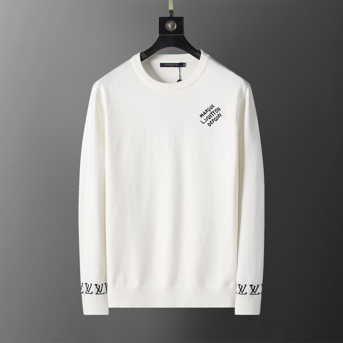 High-quality cross-border 2025 chaqueta de punto chaqueta suéter de manga larga temperamento masculino un cabello