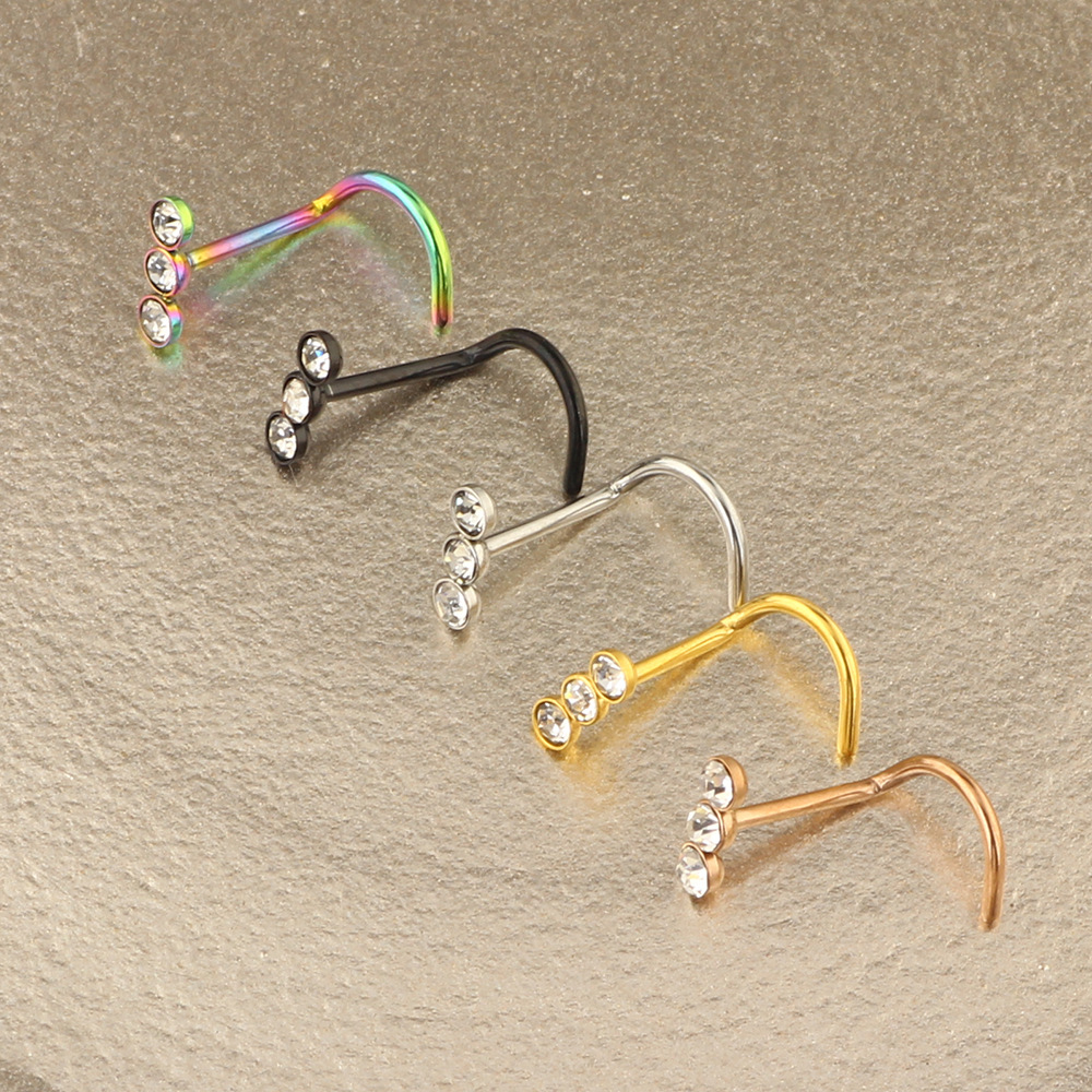 Labret piercing jewelry detail image