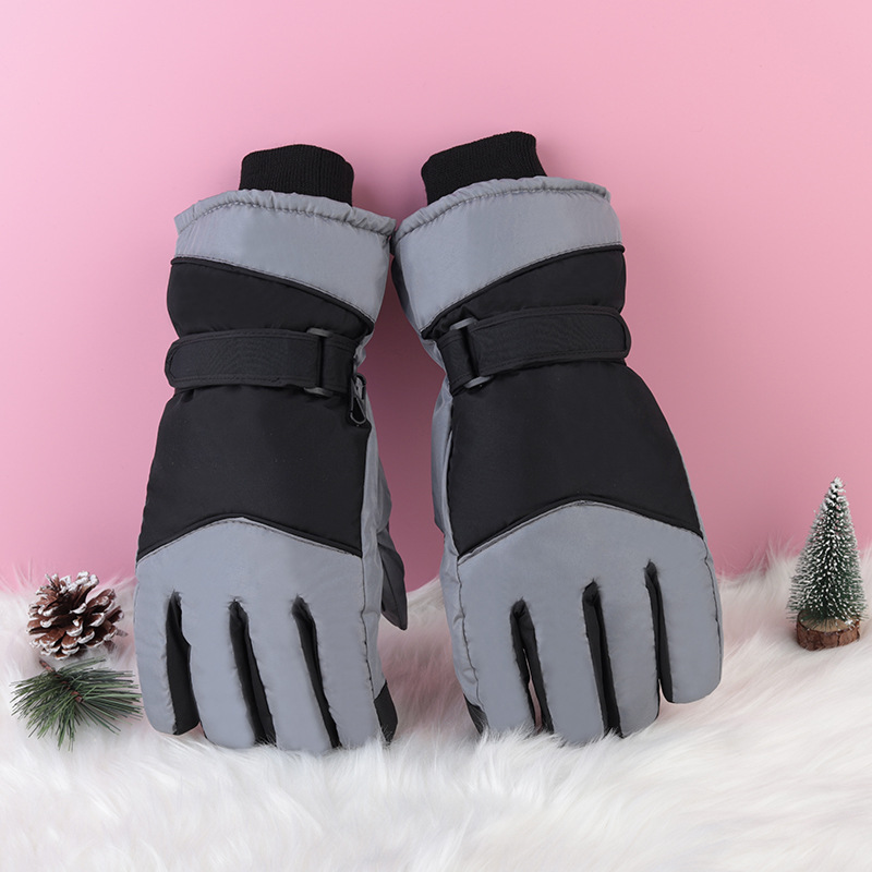 Guantes personalizados con logotipo de texto publicitario para enviar regalos corporativos de invierno para hombres y mujeres guantes calientes impresos personalizados