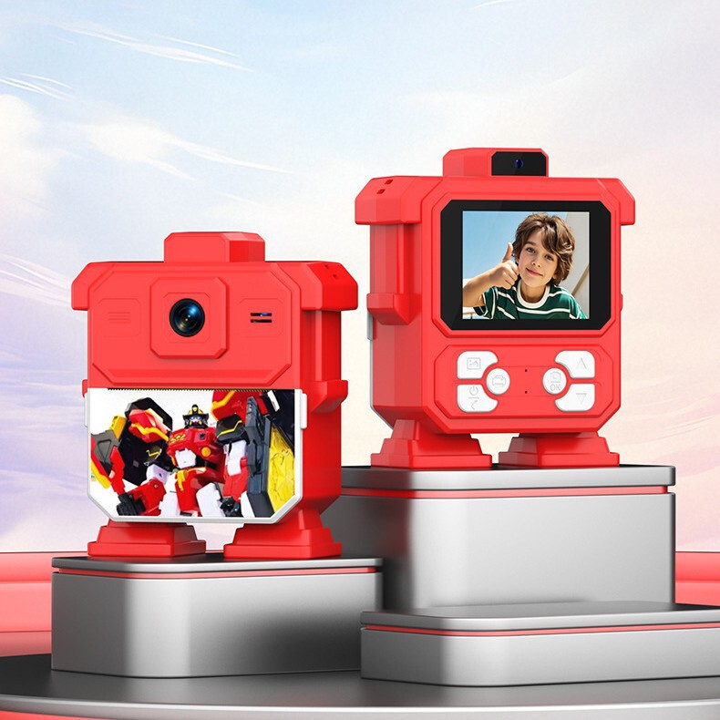 New instant printable fun polaroid camera, high-definition dual camera, children's day toy gift, cute mini New instant printable fun polaroid camera, high-definition dual camera, children's day toy gift, cute mini