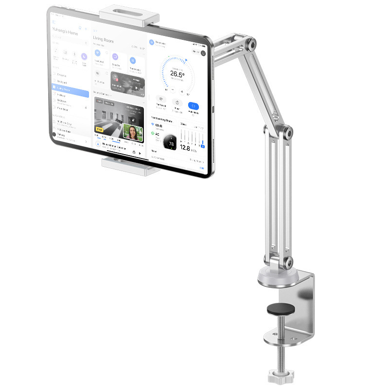 适用手机平板ipad桌面支撑架床上悬臂折叠铝合金床头磁吸支架批发|undefined