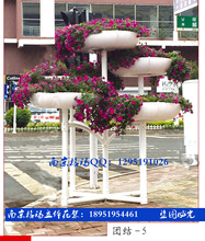 歐式風格立體鐵藝陝西 景觀小品 組合花盆花架花箱----團結5