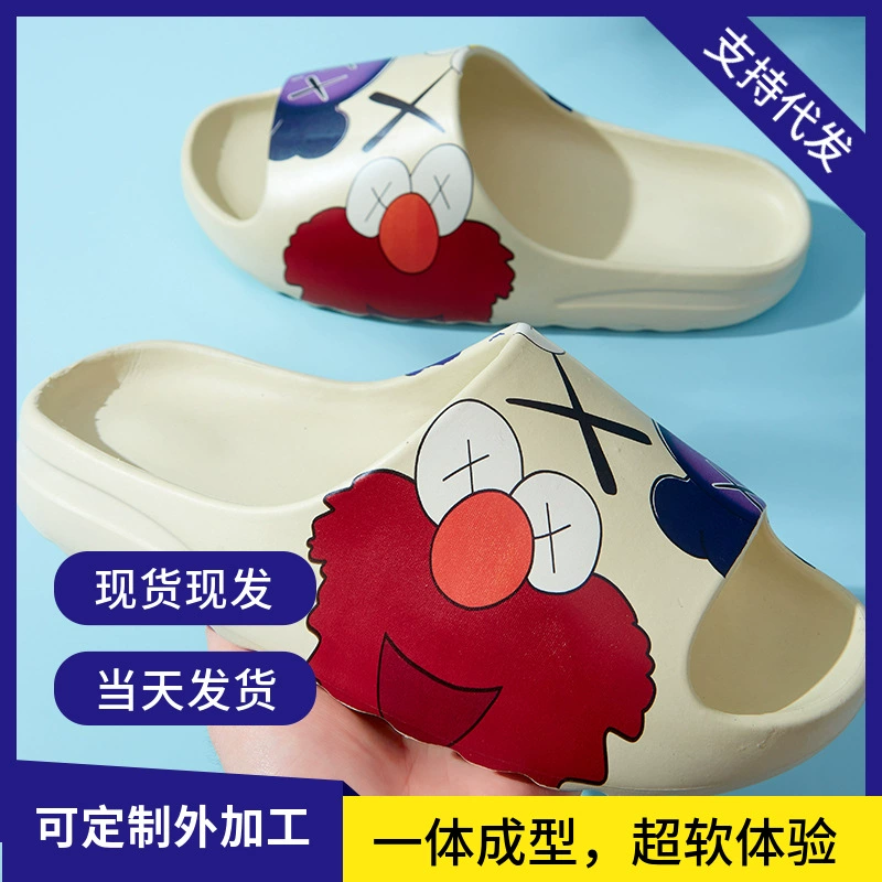 Трансграничные кокосовые тапочки модная мягкая толстая подошва фекалий пара домашние пляжные тапочки мужская и женская обувь