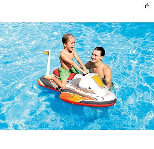 Трансграничная новая надувная игрушка, детский надувной мотоцикл, дирижабль, водные развлечения, плавающий, рядный серфинг